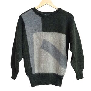 Christian Dior Petites Rare Vintage Kid Mohair Blend Pullover Sweater